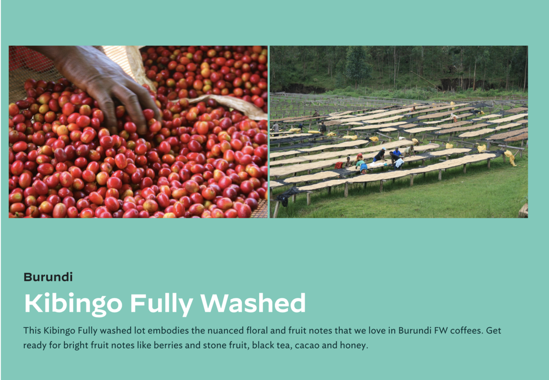 BURUNDI Kibingo washed 1 kg