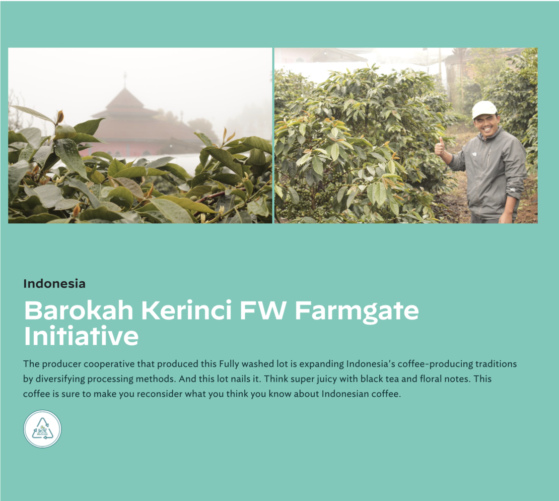 Kerinci Barokah Bersama washed Farmgate Initiative