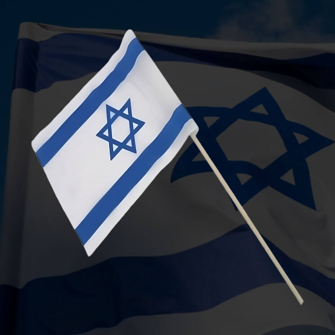 דגל מקל עץ