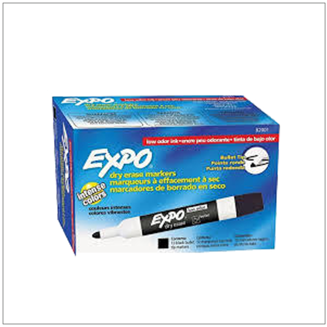 חבילת טושים ללוח מחיק EXPO 1/12 אקספו