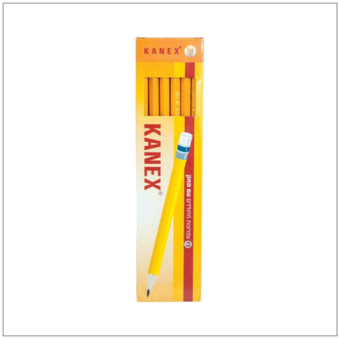 עפרונות +מחק קנקס 1/12 KANEX
