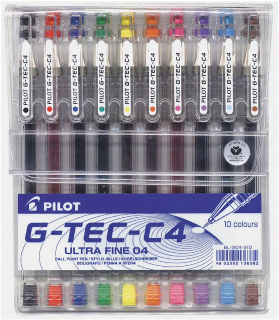 סט עטי פיילוט g-tec 0.4 1/10