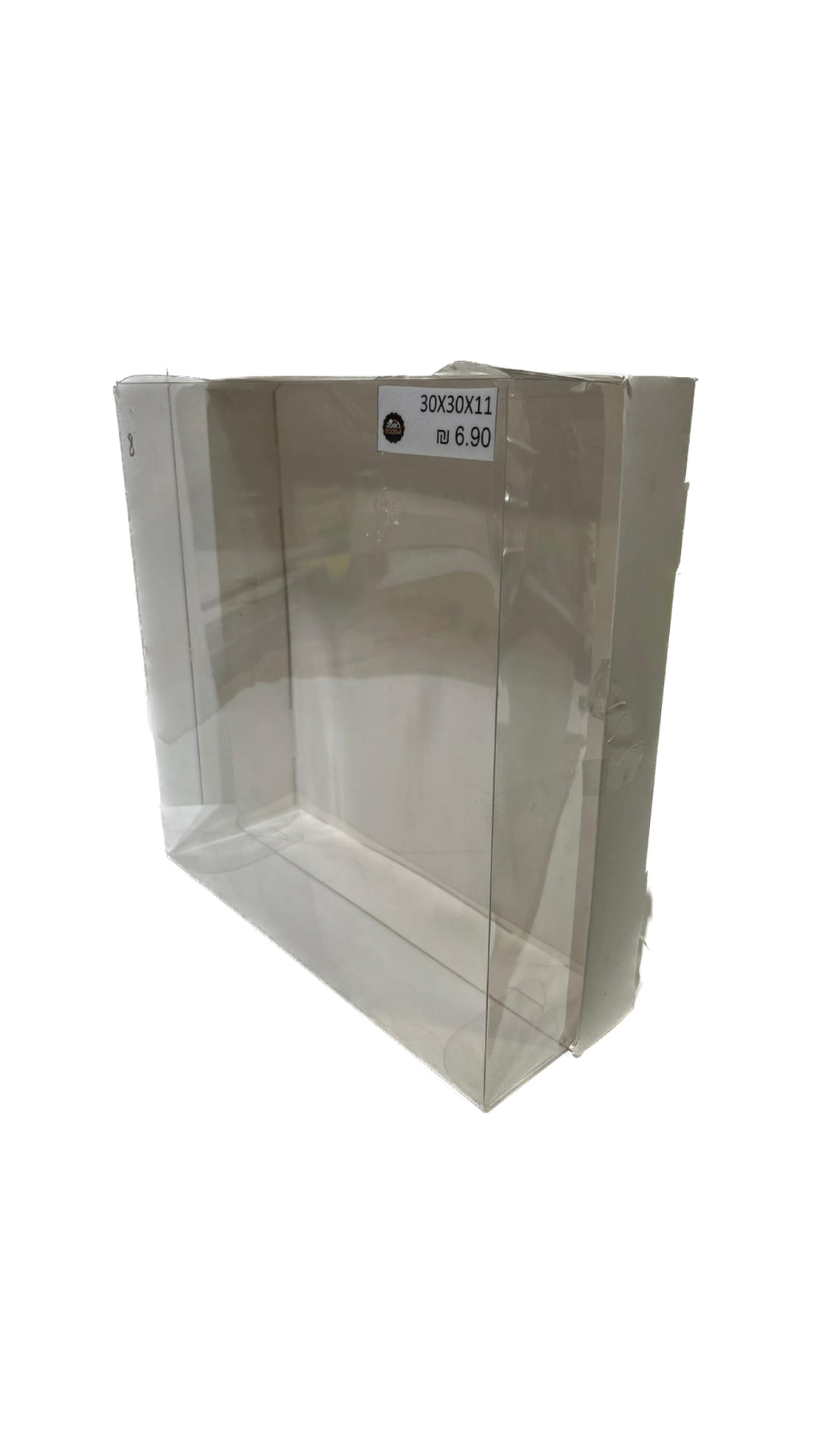 קופסה מכסה שקוף במידות 11*30*30