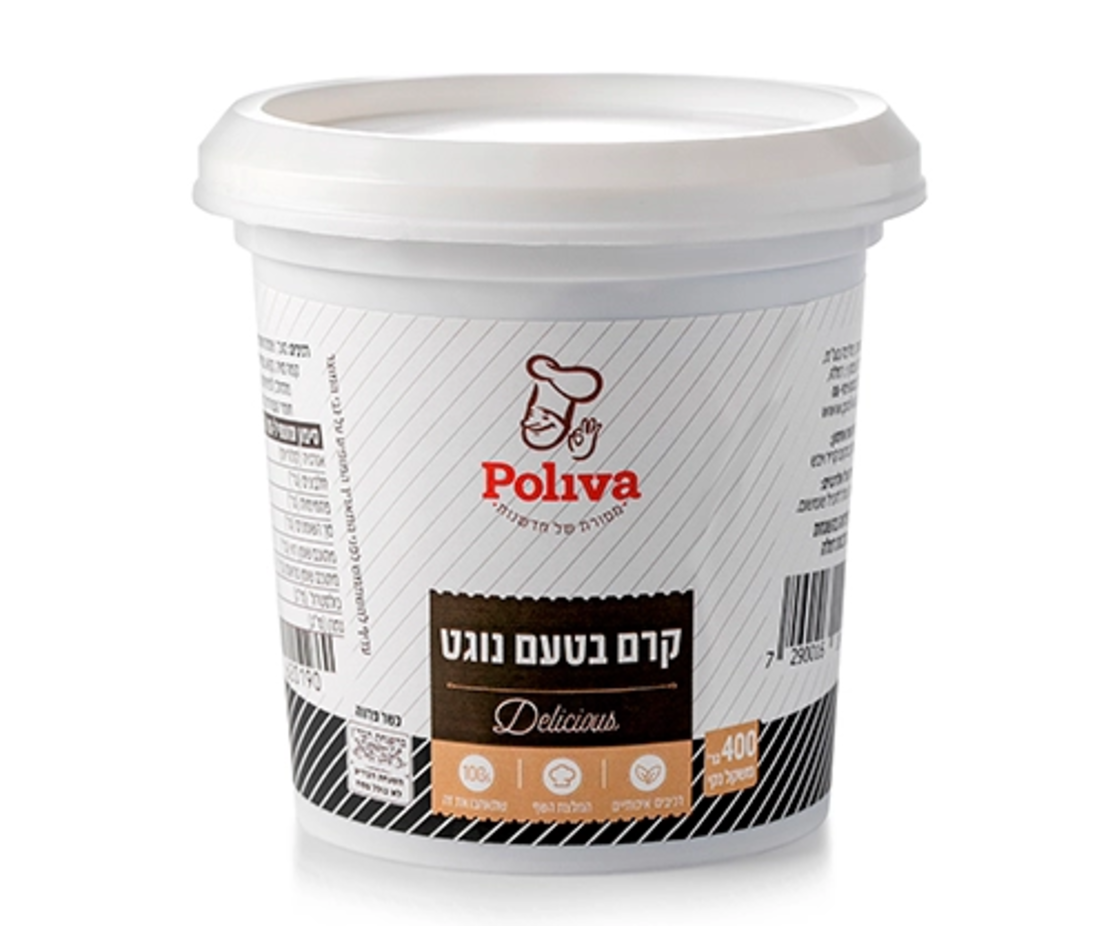 קרם בטעם נוגט 400 גר'