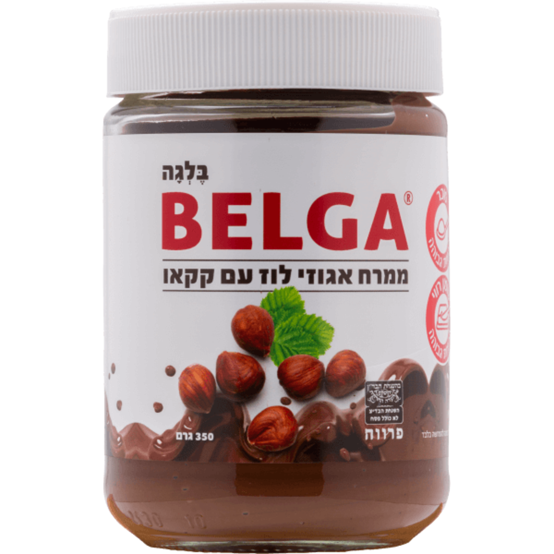 ממרח אגוזי לוז וקקאו פרווה בלגה BELGA