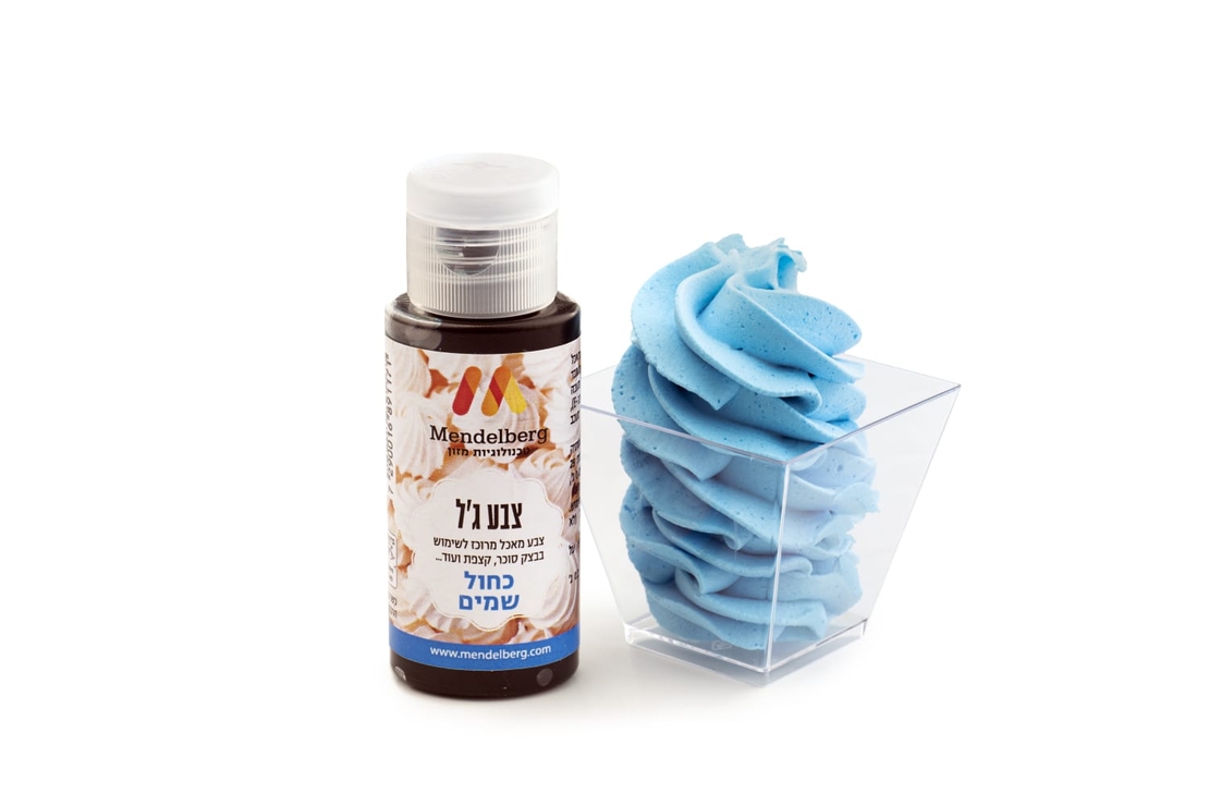 צבעי ג'ל - כחול שמיים