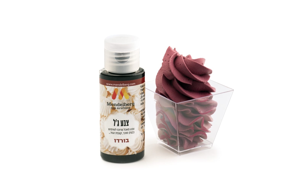 צבעי ג'ל - בורדו