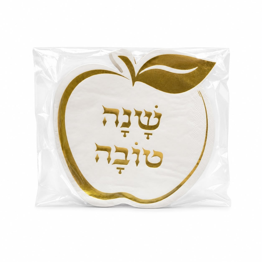 מפיות נייר בצורת תפוח  | שנה טובה זהב