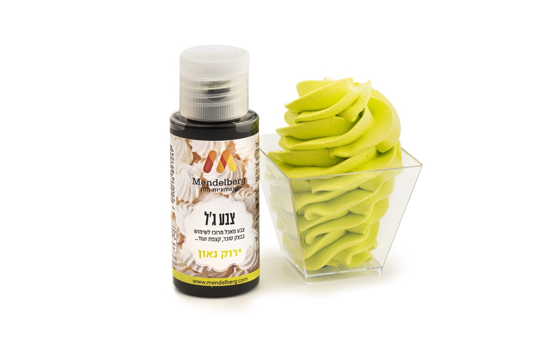 צבעי ג'ל - ירוק נאון