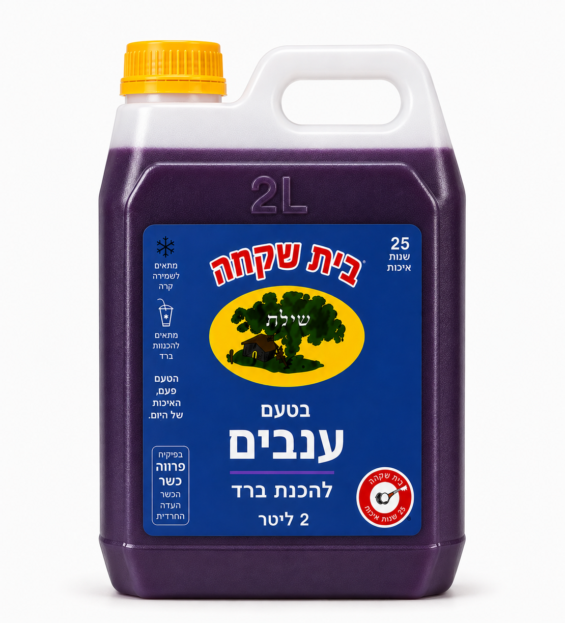 תרכיז ברד ענבים  2 ליטר בית שקמה
