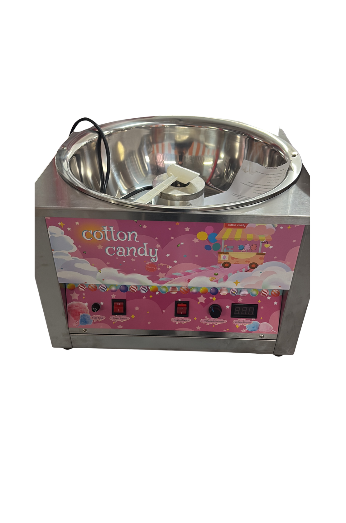 מכונת סוכר מקצועית עם סיר פנימי