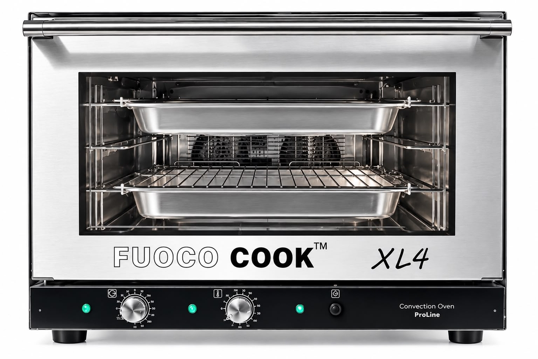 קונווקטומט תלת פאזי 4 מגש גסט' או 60/40,  FUOCO COOK דגם XL4