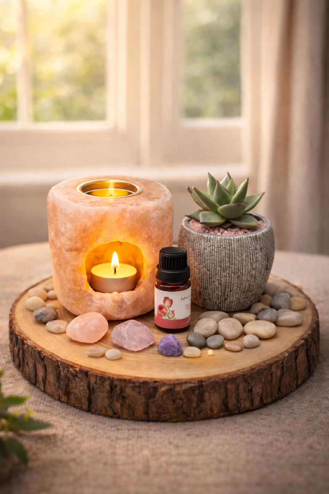 מרחב של שקט וצמחיה