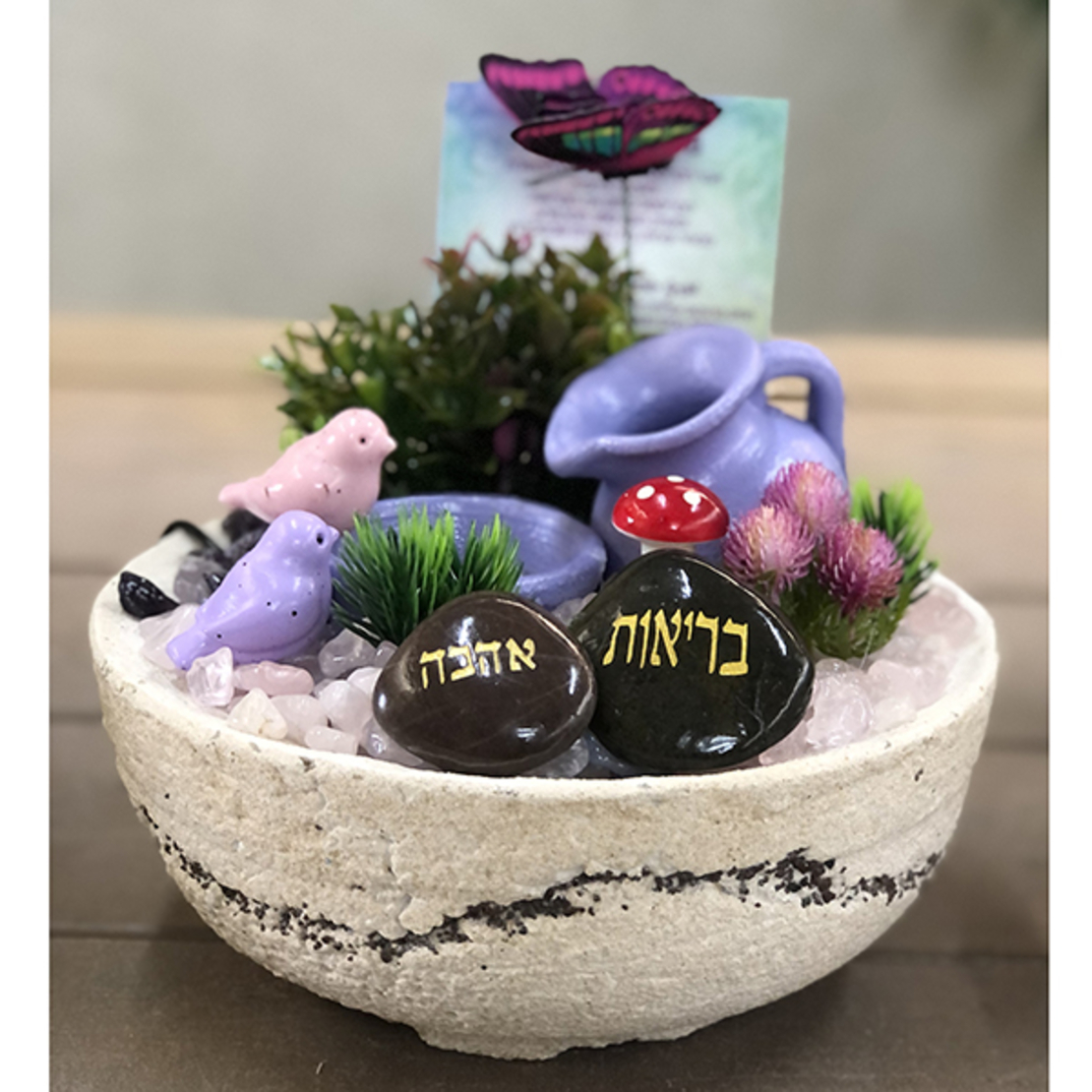 מזרקה בינונית רוז קוורץ