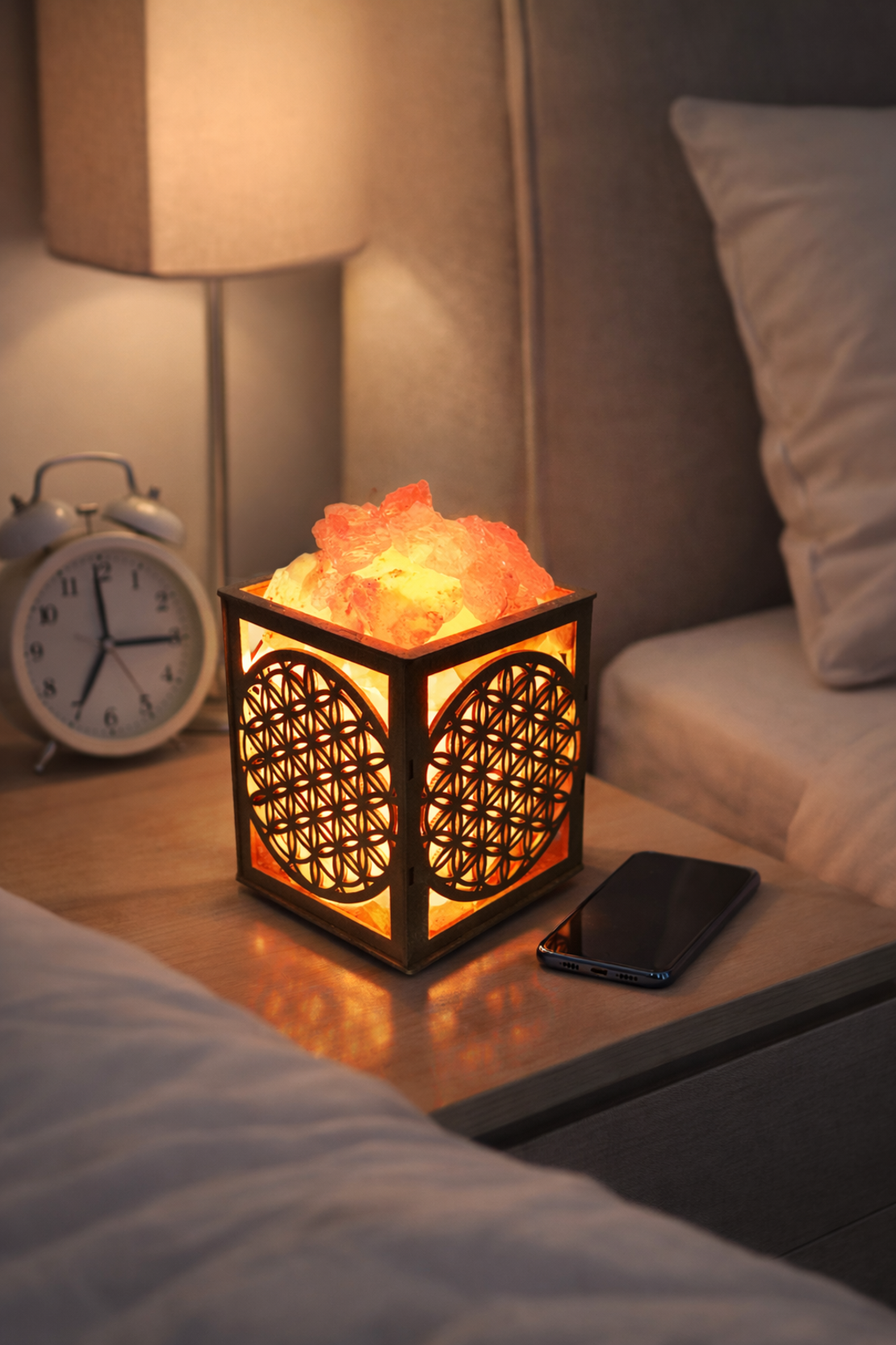 מנורות מלח לייזר זרע החיים