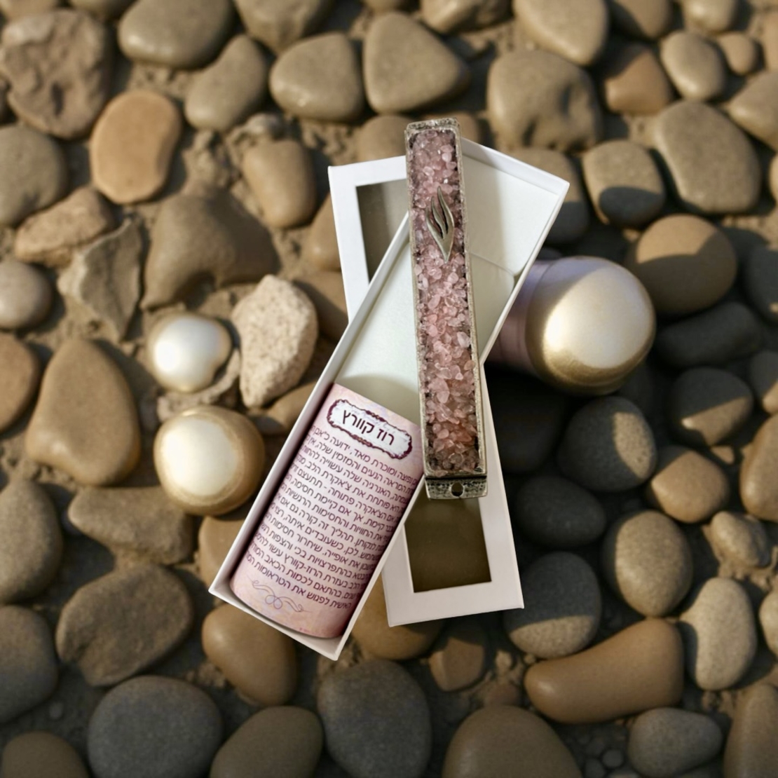 בתי מזוזה מאבני קריסטל