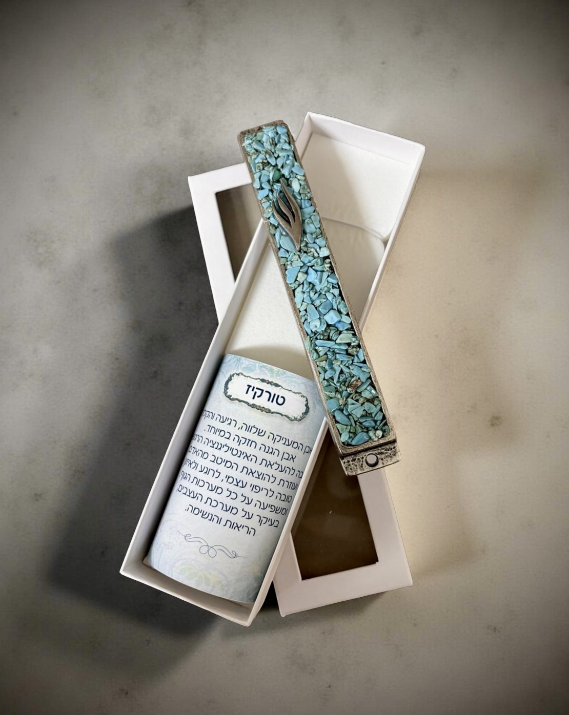 בתי מזוזה מאבני קריסטל