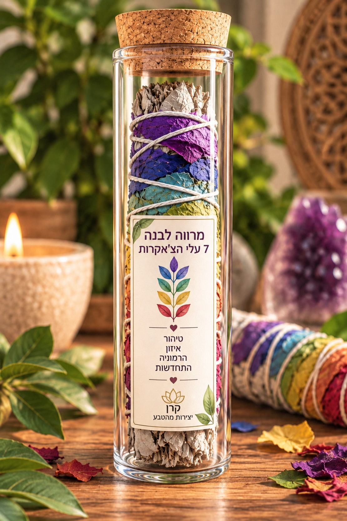 מבחנת מרווה לבנה 7 הצ׳אקרות – טיהור ואי