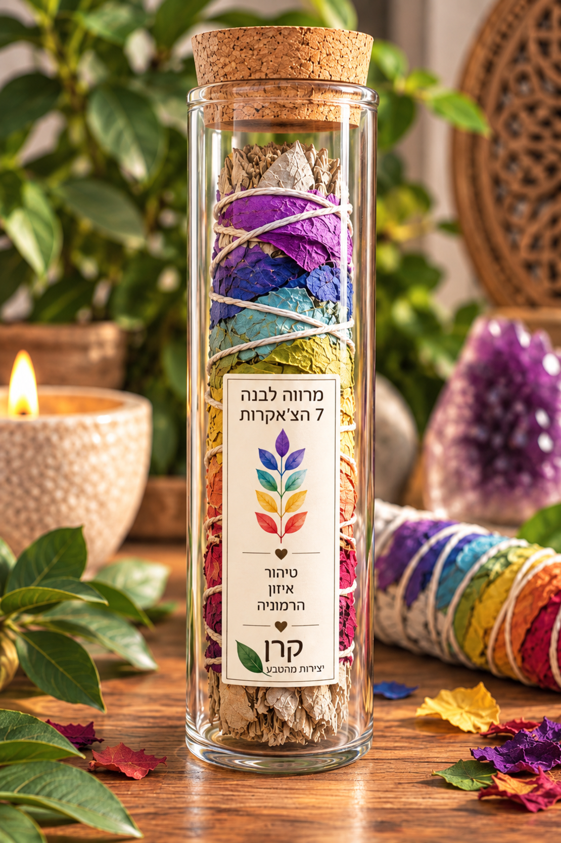 מבחנת מרווה לבנה 7 הצ׳אקרות – טיהור ואיזון