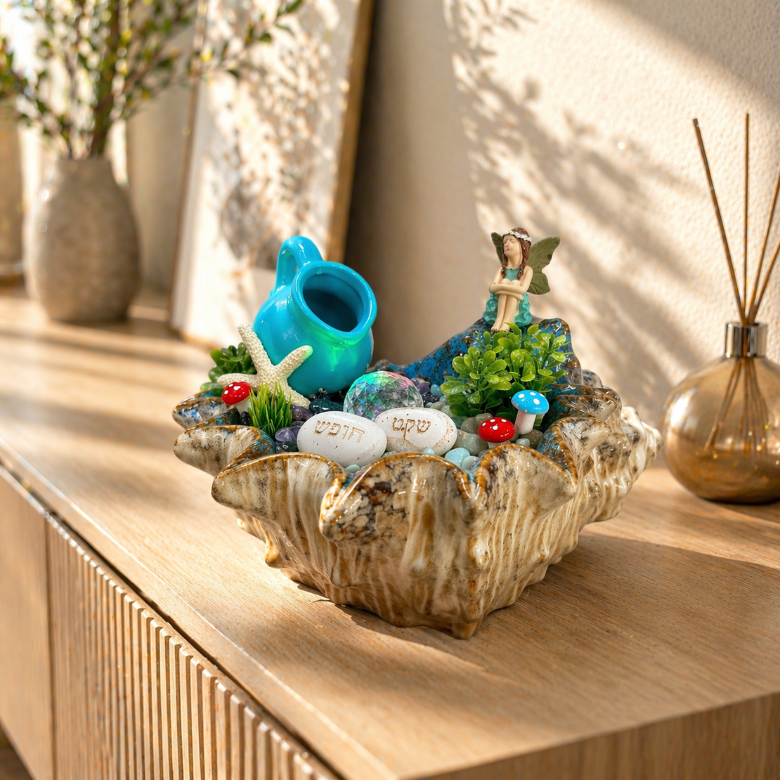 מזרקת קונכיה אמזונייט