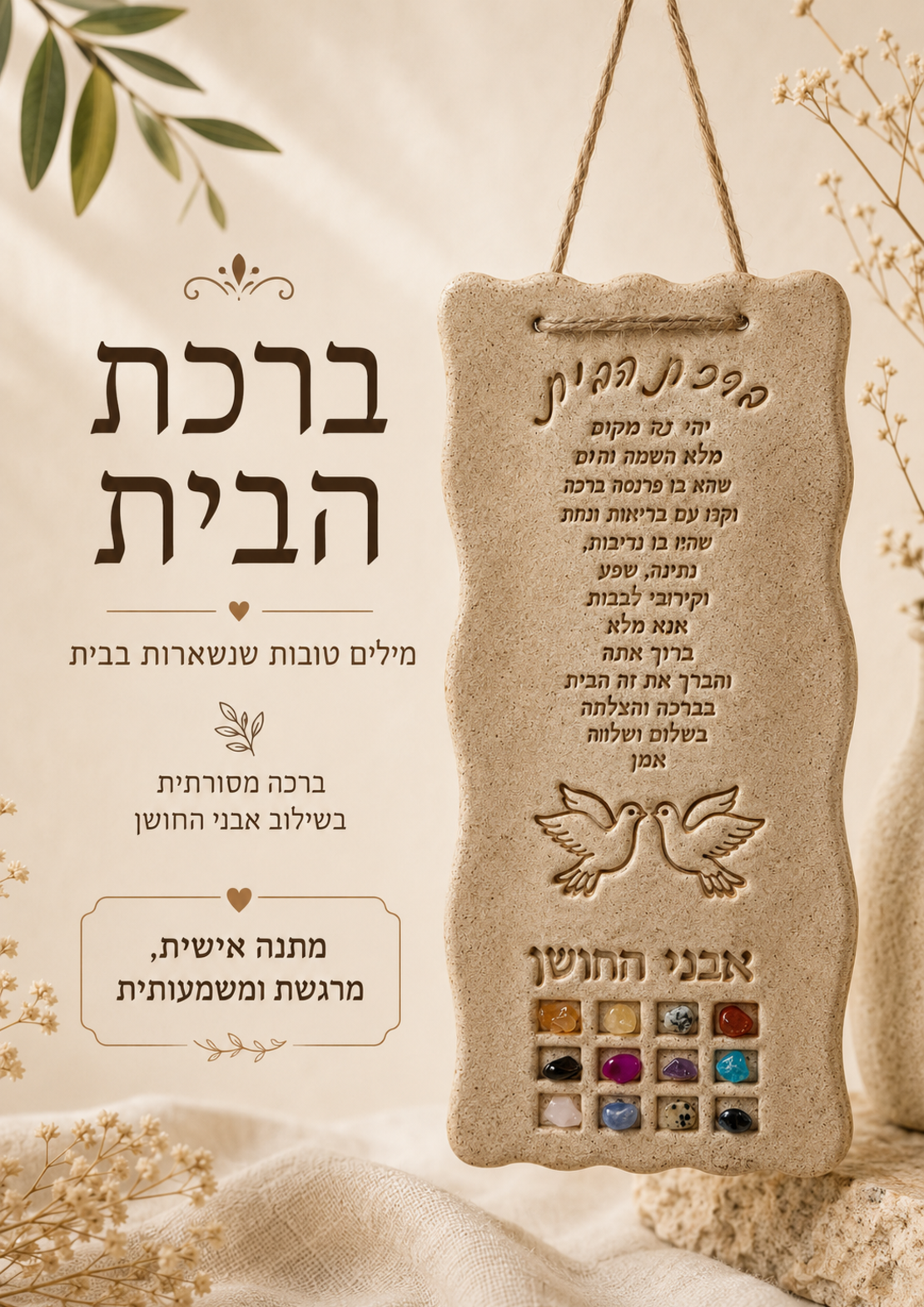 ברכת הבית 12 אבני החושן