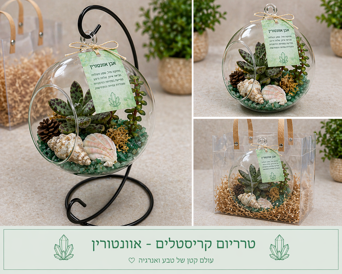 טרריום - עולם קטן של טבע, עיצוב ואנרגיה