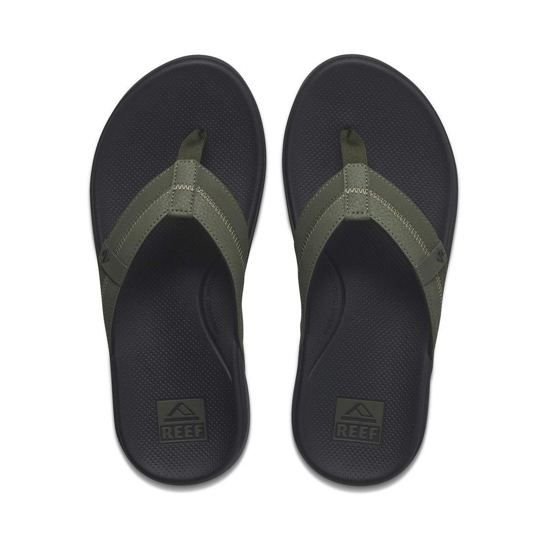 REEF Cushion Phantom 2.0 ריף כפכפי גברים ירוק זית
