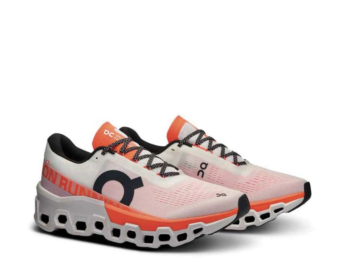 ON CLOUDMONSTER 2 און קלאוד גברים לבן כתום