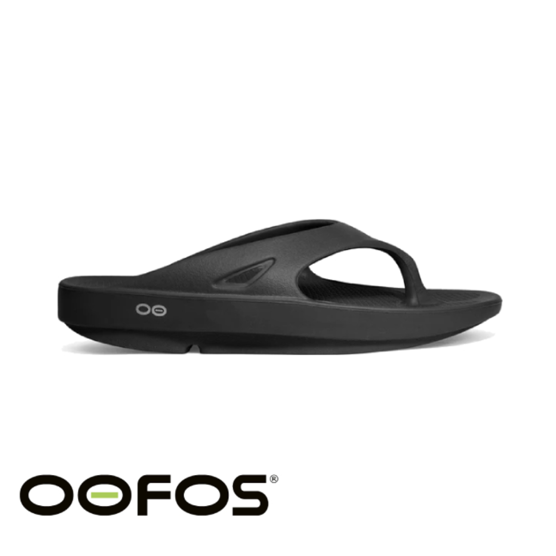 כפכף התאוששות OOFOS OOriginal גברים שחור