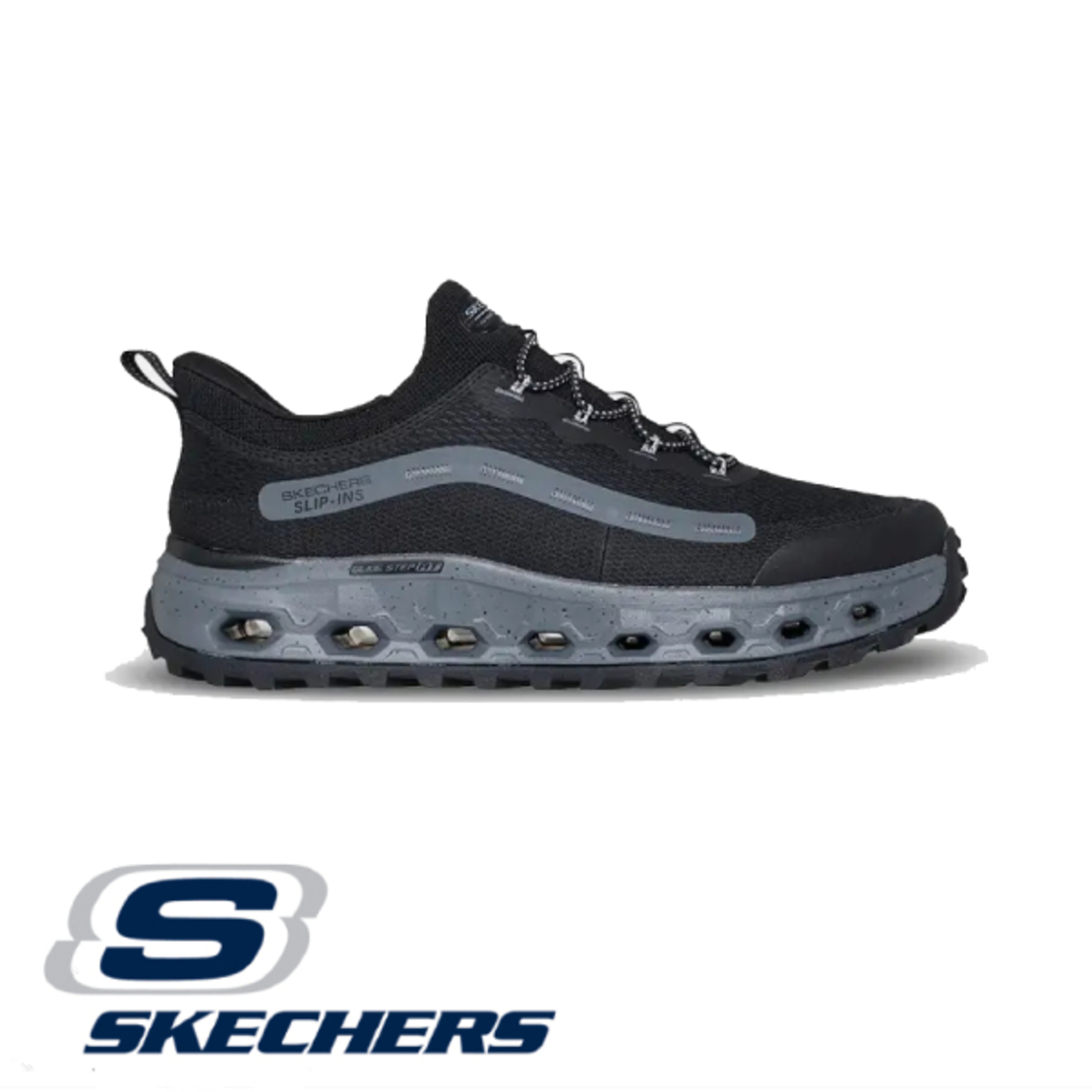 SKECHERS SLIP IN Glide-Step Converter סקצ'רס סליפ אין שחור אפור