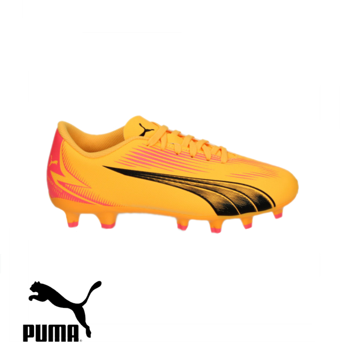 PUMA ULTRA PLAY כדורגל ילדים - כתום ורוד