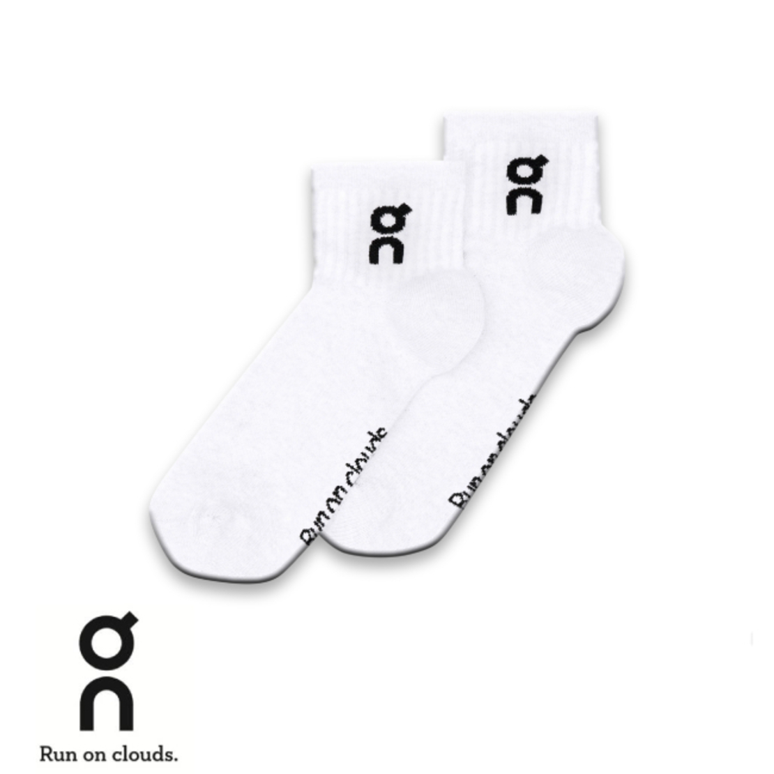 גרבי ריצה ON CLOUD Logo Sock Mid 3P און קלאוד