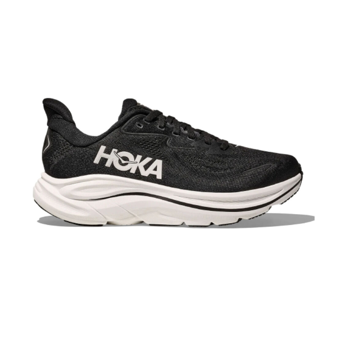 HOKA CLIFTON 10 WIDE הוקה נשים שחור לבן