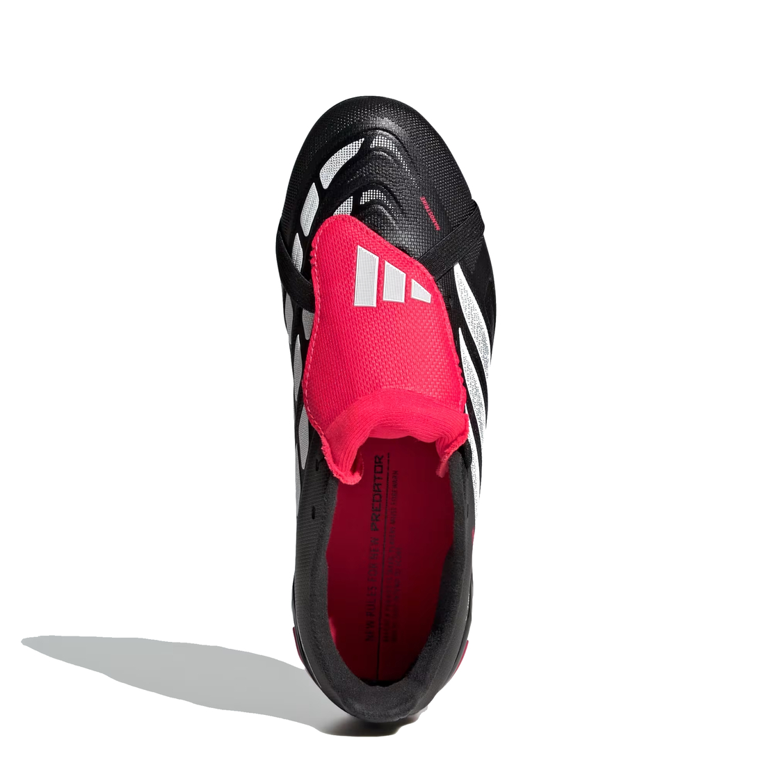 ADIDAS Predator League Fold-Over Tongue אדידס כדורגל ילדים שחור לבן אדום