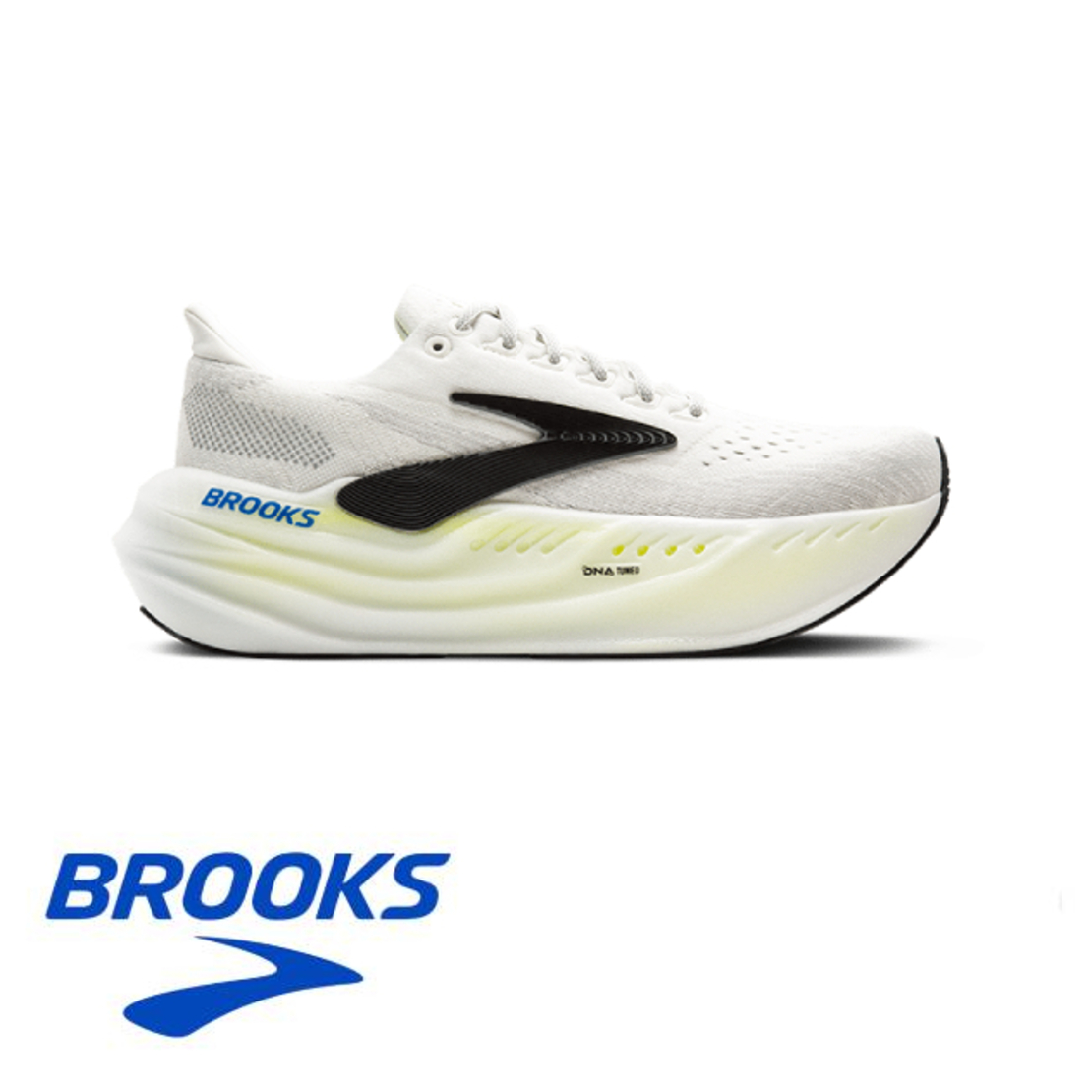 BROOKS GLYCERIN MAX ברוקס גברים לבן