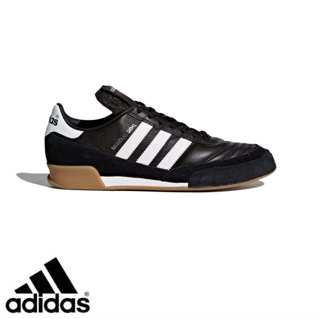 ADIDAS Mundial Goal אדידס קטרגל גברים שחור לבן סוליית דבש