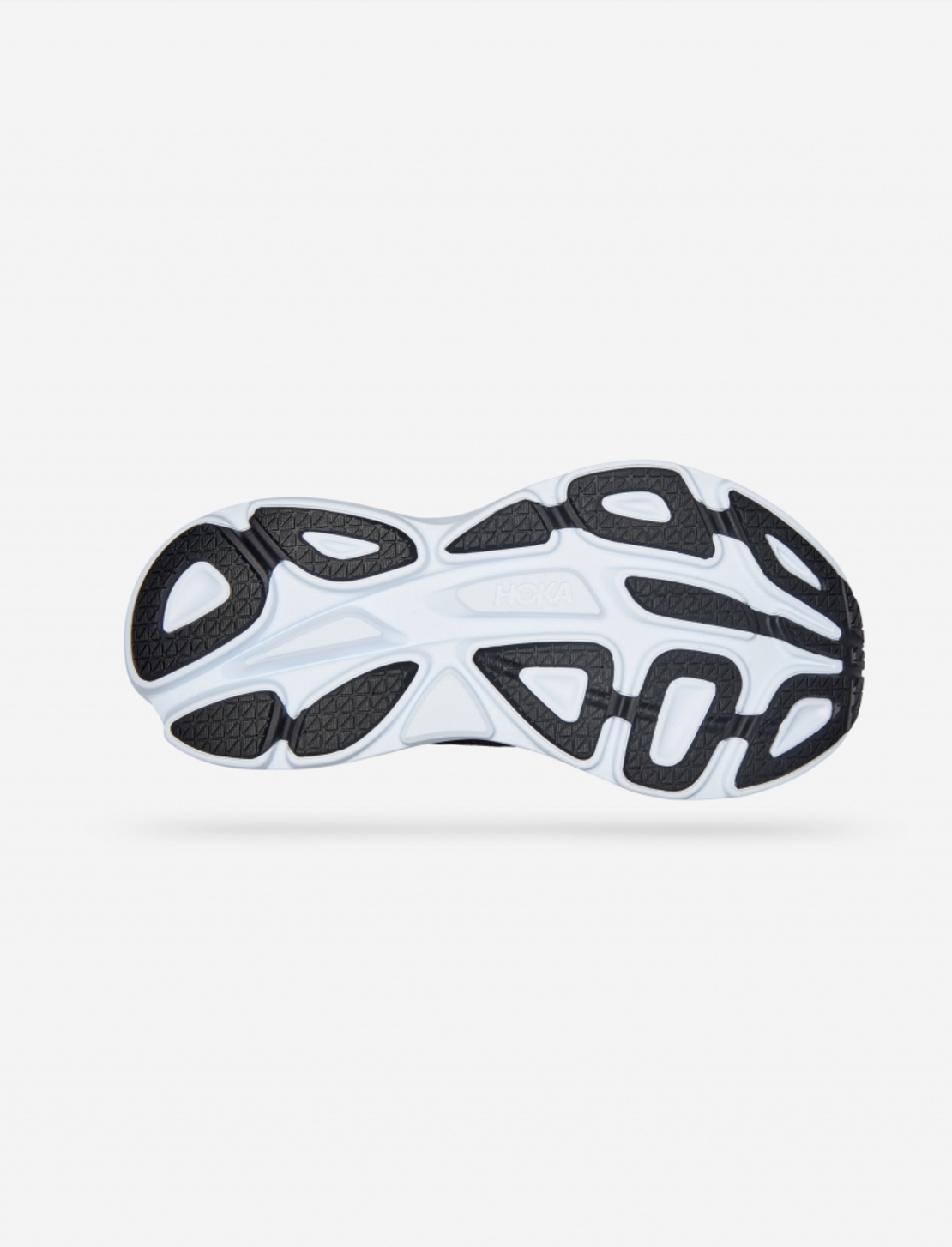 HOKA BONDI 8 2E הוקה גברים שחור לבן