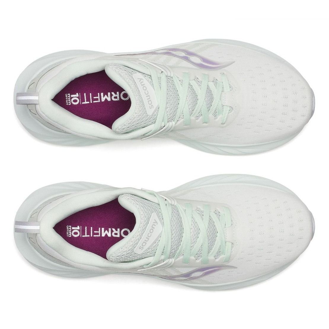 SAUCONY TRIUMPH 22 WIDE סאקוני נשים לבן סגול