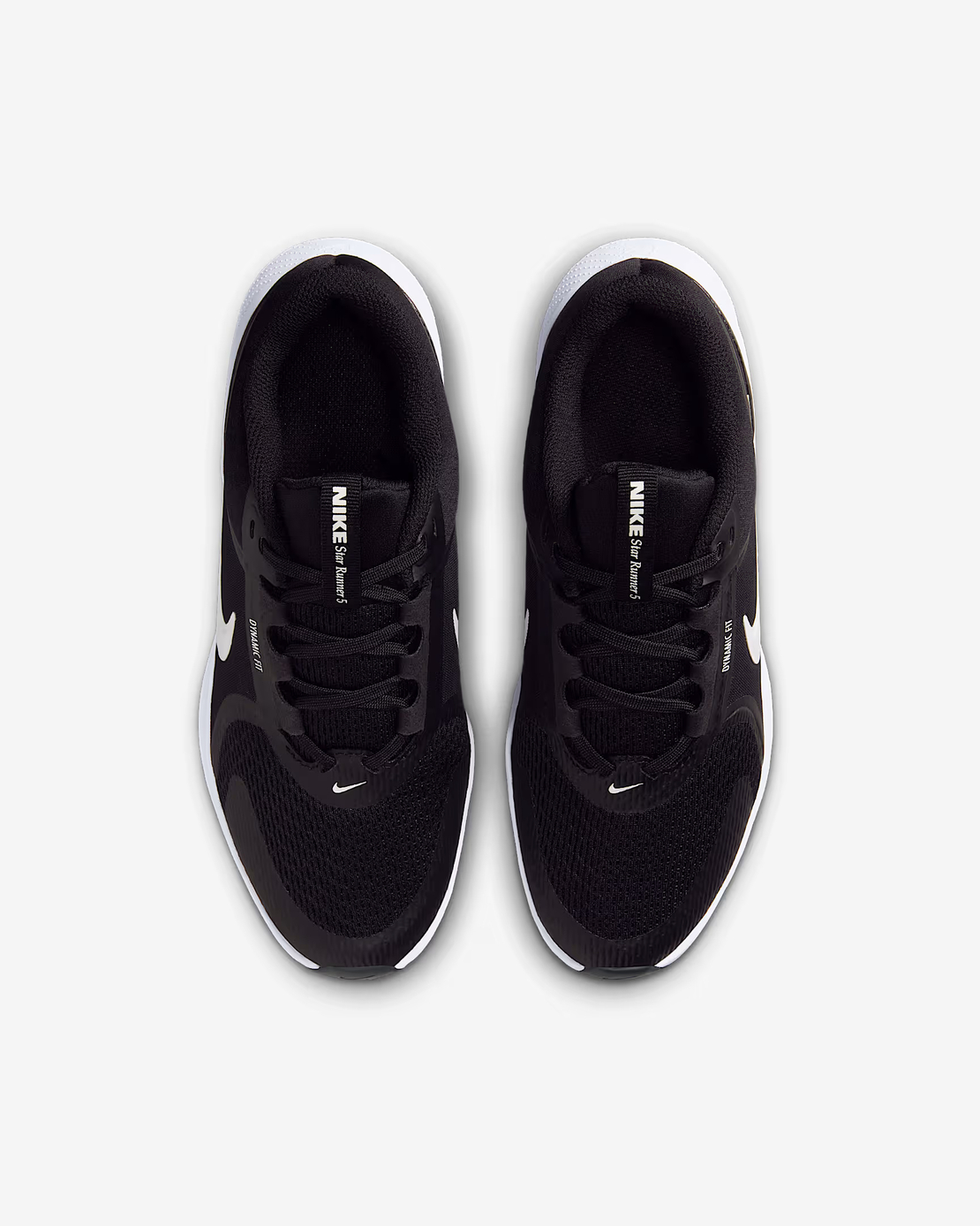 NIKE STAR RUNNER 5 נייקי נוער שחור לבן