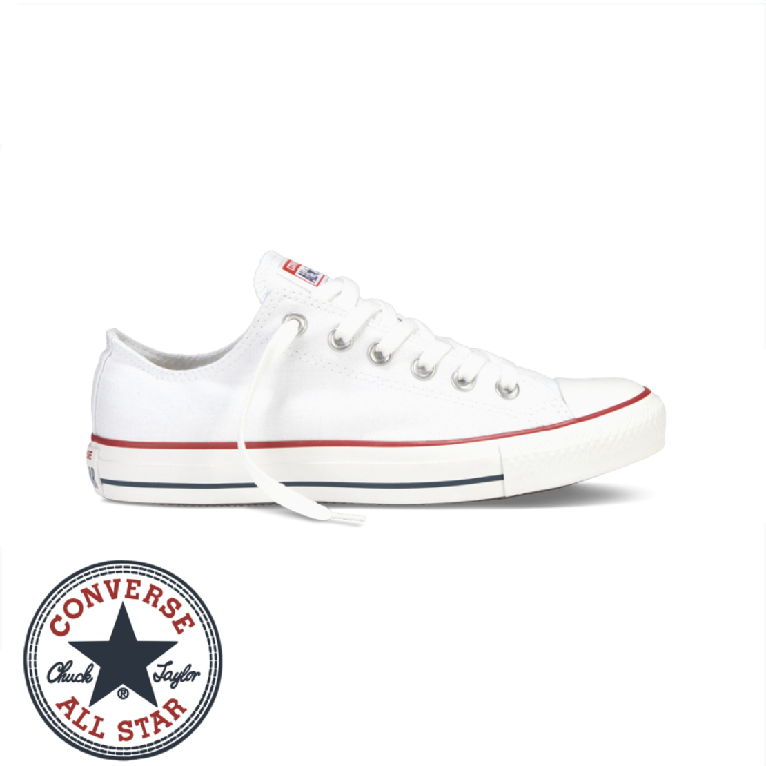 CONVERSE ALLSTAR אולסטאר לבן נמוך