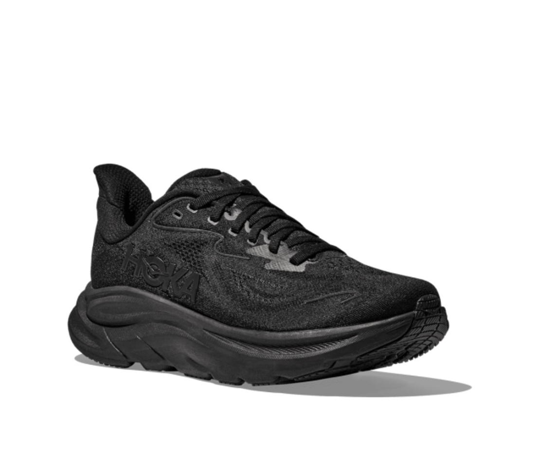 HOKA CLIFTON 10 WIDE הוקה גברים שחור
