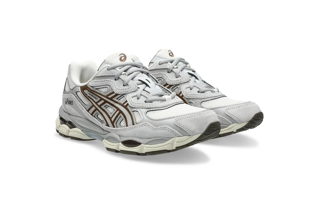 ASICS GEL NYC אסיקס גברים לבן חום