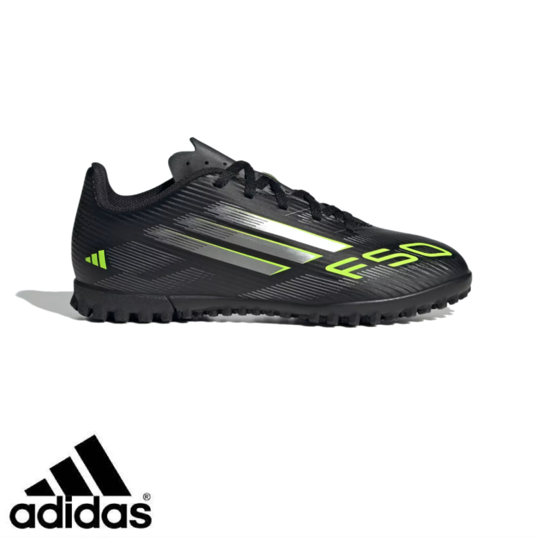 ADIDAS F50 CLUB אדידס קטרגל ילדים שחור ירוק