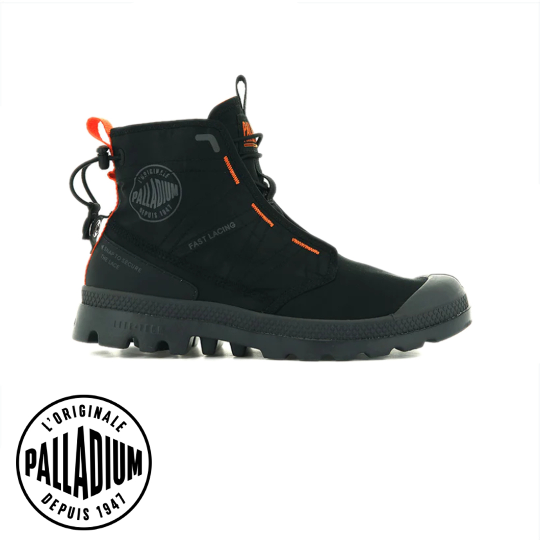PALLADIUM Pampa Travel Lite פלדיום שרוך גומי גברים