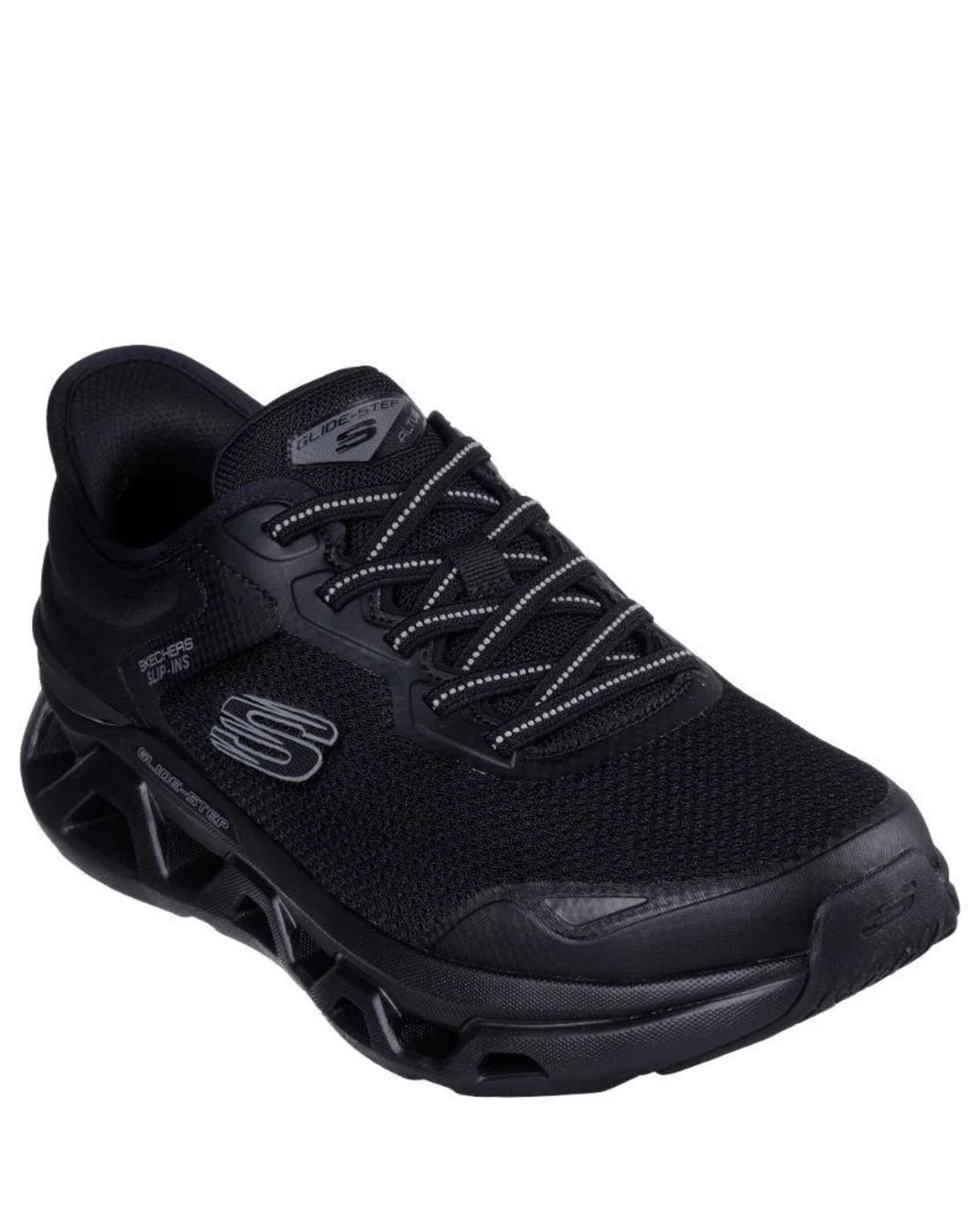 SKECHERS Glide-Step SLIP IN סקצ'רס סליפ אין גברים שחור