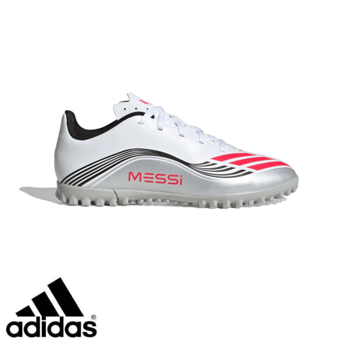 ADIDAS MESSI F50 אדידס קטרגל ילדים מסי - כסוף אדום