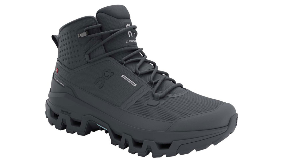 ON CLOUDROCK MID WATERPROOF און קלאוד גברים שחור