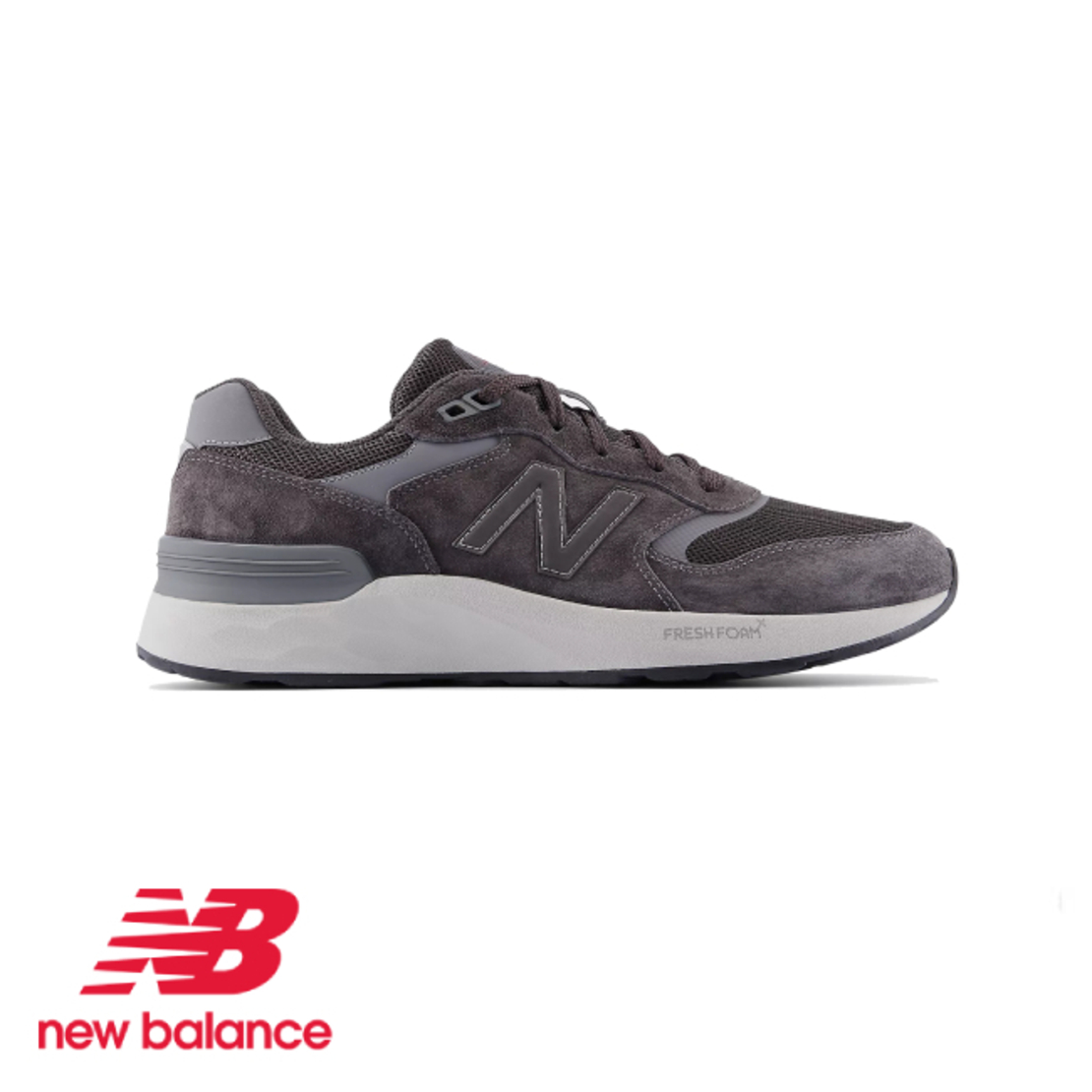 NEW BALANCE Fresh Foam Walking 880 v7 4E ניו באלאנס גברים אפור כהה
