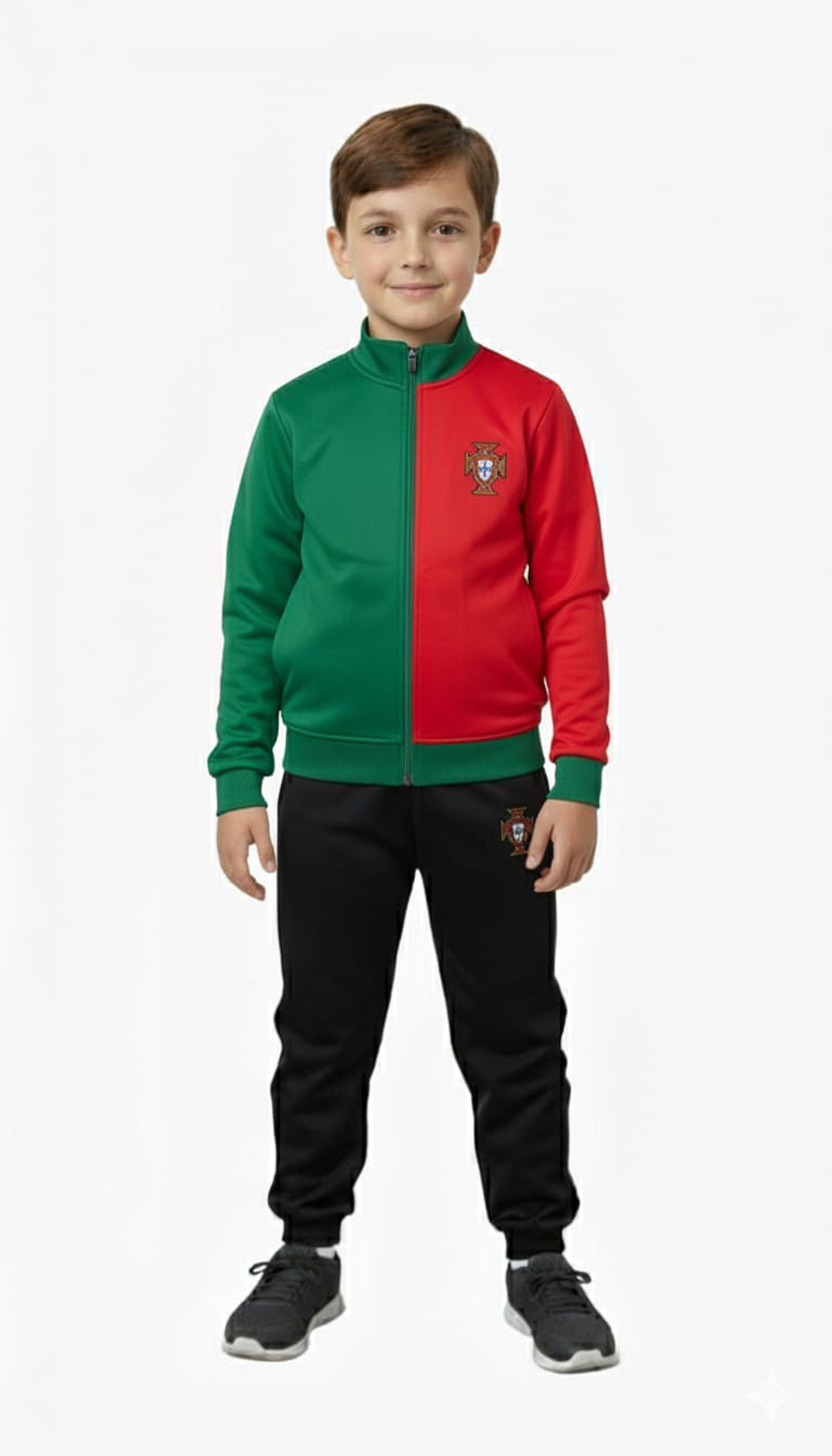 חליפות כדורגל ארוכות לילדים - פורטוגל חצי