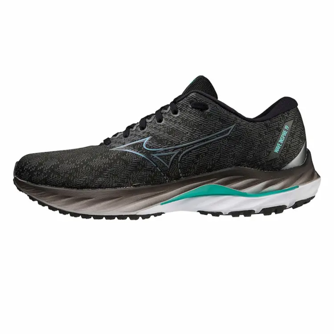 MIZUNO WAVE INSPIRE 19 2E מיזונו גברים שחור ירוק